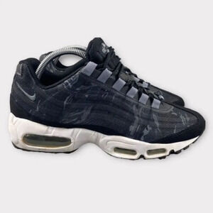 NIKE AIR MAX 95 Premium PRM Tape Shoes Mens 7.5 Camo Black Running Sneaker Laces